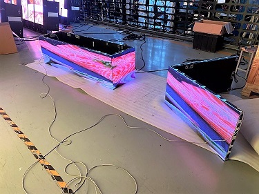 Seamless Square Kolonn Led Écran