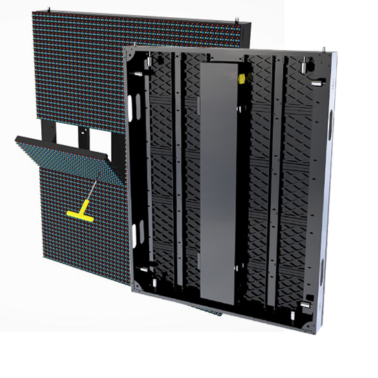 OFD Serie Outdoor Anti-Staub Liichtgewiicht Fixed LED Display mat Front Maintenance Waasserbeweismodul fir Outdoor LED Signage